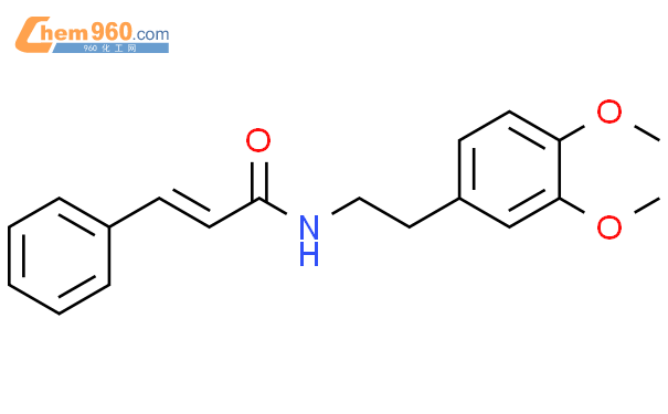 2-Propenamide,N-[2-(3,4-dimethoxyphenyl)ethyl]-3-phenyl-, (2E)-