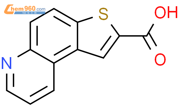 噻吩并[3,2-f]喹啉-2-羧酸结构式图片|29948-26-3结构式图片