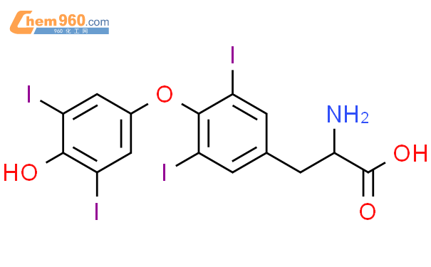 甲状腺素结构式
