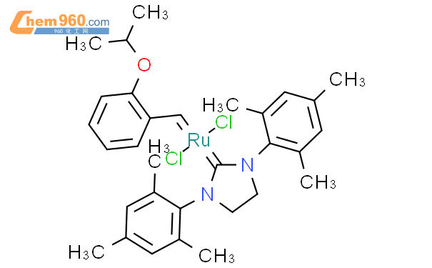 (1,3-双(2,4,6-三甲基苯基)-2-咪唑烷亚基)二氯(邻异丙氧基苯亚甲基)合钌
