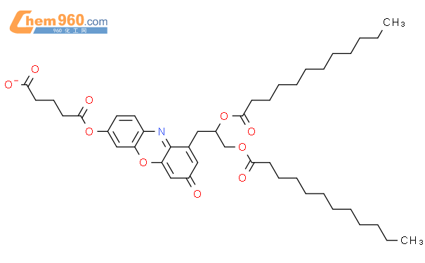 5-[9-[2,3-di(dodecanoyloxy)propyl]-7-oxophenoxazin-3-yl]oxy-5-oxopentanoate