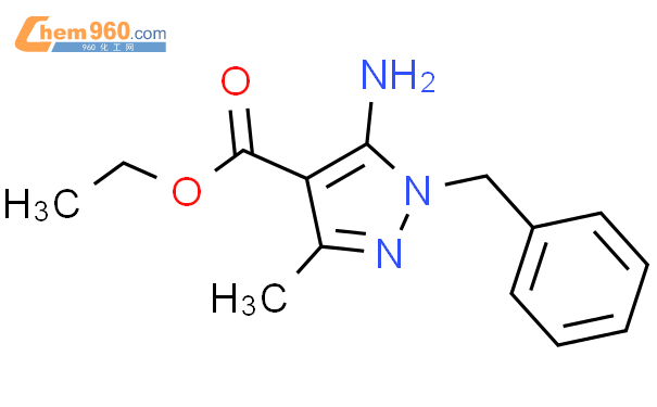 Ethyl 5-amino-1-benzyl-3-methyl-1H-pyrazole-4-carboxylate结构式图片|303066-82-2结构式图片