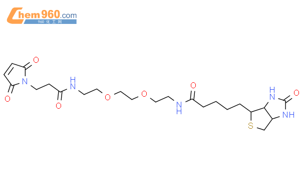生物素二聚乙二醇马来酰亚胺结构式图片|305372-39-8结构式图片