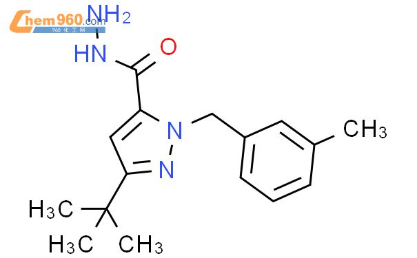 3-叔丁基-1-(3-甲基苄基)-1H-吡唑-5-甲酰肼