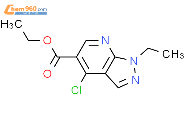 4-chloro-1-ethyl-1h-pyrazolo[3,4-b]pyridine-5-carboxylic acid ethyl ester