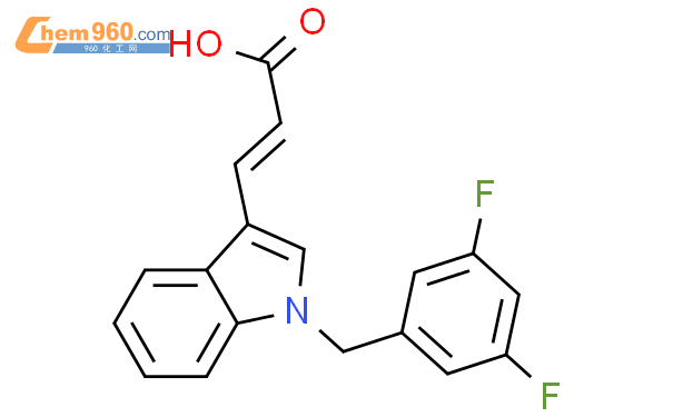 3-[1-(3,5-二氟苄基)-1H-吲哚]丙烯酸