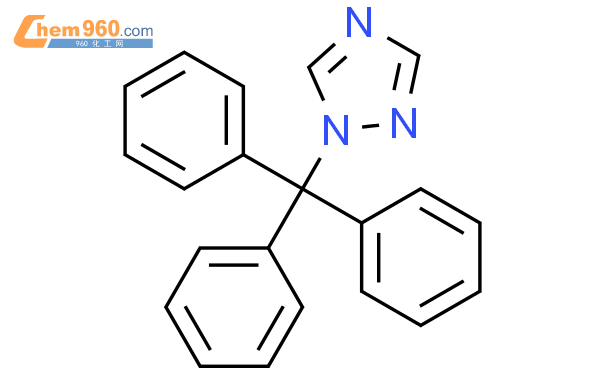1-三苯甲基-1H-1,2,4-三唑结构式图片|31250-99-4结构式图片
