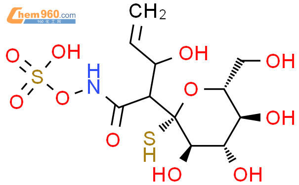 1-C-{(2R)-3-羟基-1-氧代-1-[(磺基氧基)氨基]-4-戊烯-2-基}-1-硫代-beta-D-吡喃葡萄糖