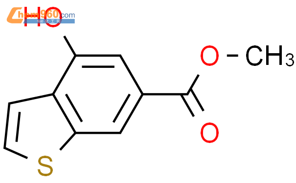 甲基4-羟基-1-苯并噻吩-6-羧酸乙酯