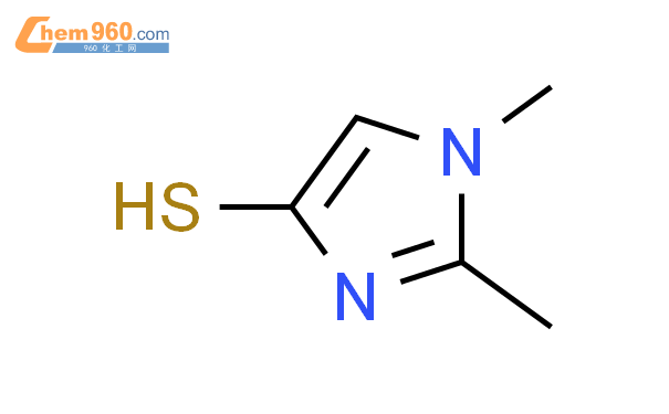 1,2-甲基-1H-咪唑-4-硫醇结构式图片|315181-99-8结构式图片