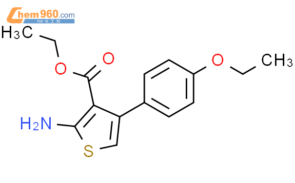 2-氨基-4-(4-乙氧基-苯基)-噻吩-3-羧酸乙酯
