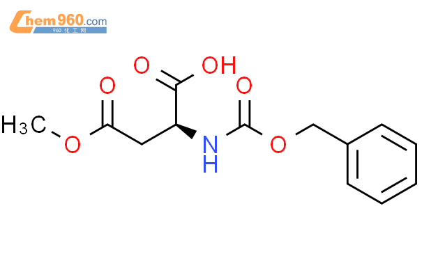 N-苄氧羰基-L-天冬氨酸4-甲酯结构式图片|3160-47-2结构式图片