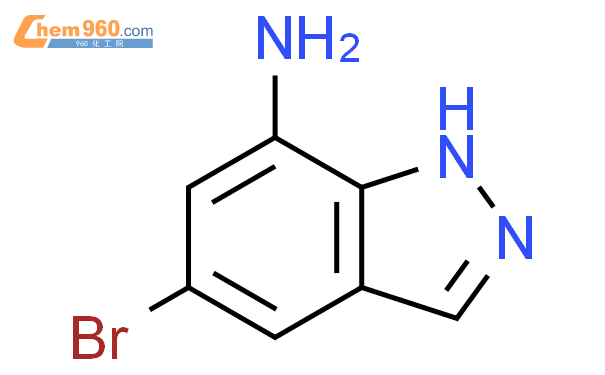 7-氨基-5-溴吲唑结构式图片|316810-86-3结构式图片
