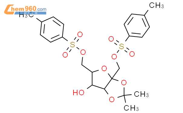 32087-60-8_b-D-Fructofuranose,2,3-O-(1-methylethylidene)-, 1,6-bis(4 ...