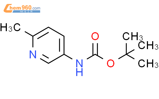 6-甲基吡啶-3-氨基甲酸叔丁酯结构式图片|323578-37-6结构式图片