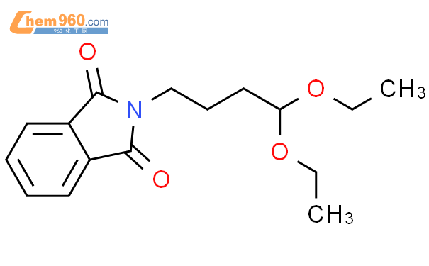 2-(4,4-二乙氧基丁基)异吲哚-1,3-二酮结构式图片|32464-55-4结构式图片