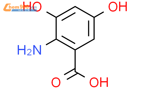 2-amino-3,5-dihydroxybenzoic acid