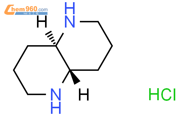 反式-十氢-[1,5]萘啶 二盐酸盐结构式