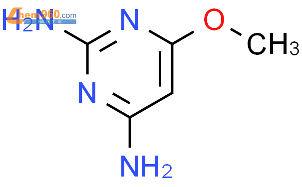 2,6-二氨基-4-甲氧基嘧啶结构式图片|3270-97-1结构式图片
