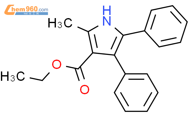 2-甲基-4,5-二苯基-1H-吡咯-3-羧酸乙酯
