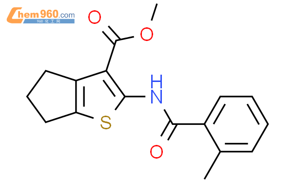 328023-50-3,methyl 2-(2-methylbenzamido)-5,6-dihydro-4H-cyclopenta[b ...