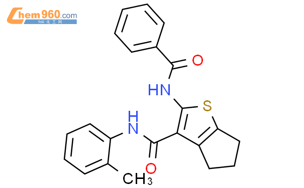 328286-08-4, 2-(benzoylamino)-N-(2-methylphenyl)-5,6-dihydro-4H ...