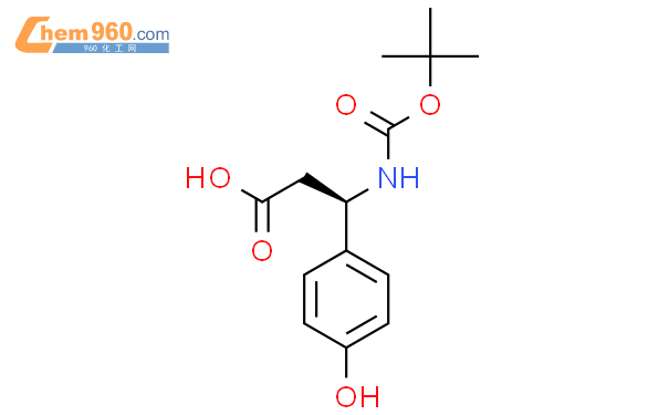 Boc-(R)-3-amino-3-(4-hydroxy-phenyl)- propionic acid