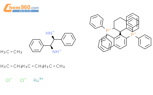二氯[(R)-(+)-2,2'-双(二苯基次膦)-1,1'-双萘][(1S,2S)-(-)-1,2-二苯基乙二胺]钌(II)