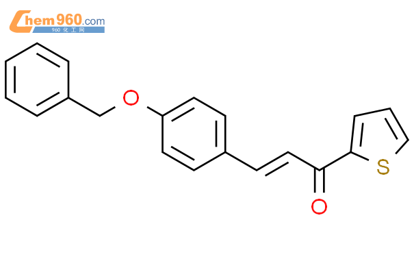 330559 48 3 2 Propen 1 one 3 4 phenylmethoxy phenyl 1 2 thienyl CAS号 330559 48 3 2 Propen