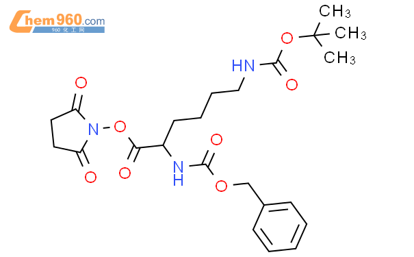 N-(alpha)-苄氧羰基-N-(epsilon)-叔丁氧羰基-L-赖氨酸琥珀酰亚胺基酯