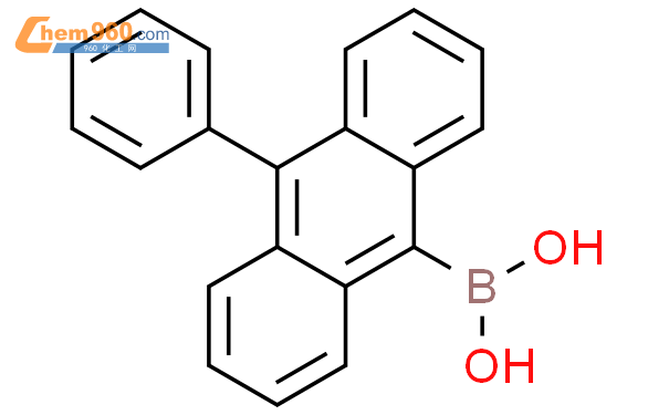 (10-苯基蒽-9-基)硼酸结构式图片|334658-75-2结构式图片