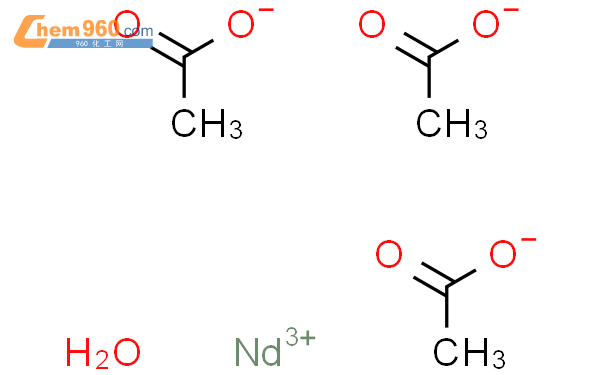 乙酸钕(III) 水合物结构式图片|334869-71-5结构式图片