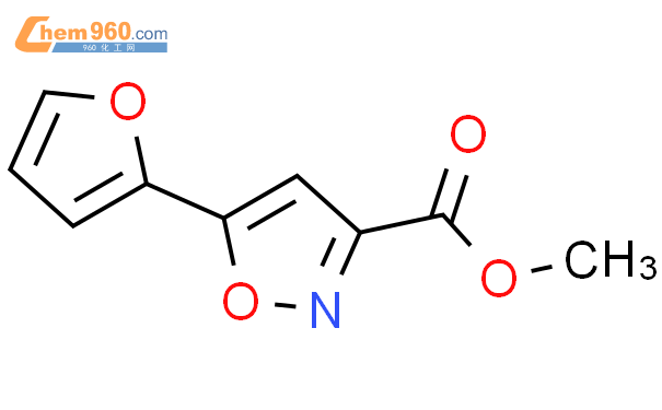 5-（2-呋喃基）异恶唑-3-羧酸乙酯结构式图片|33545-41-4结构式图片