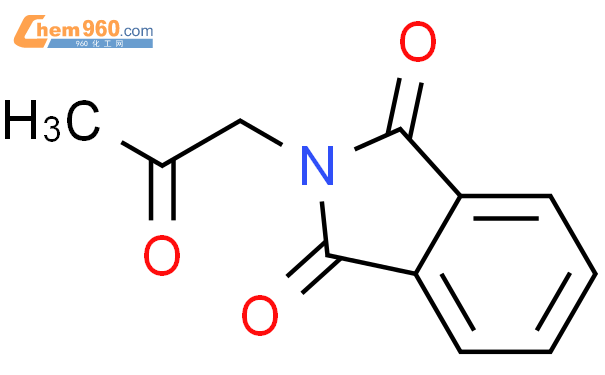 N-丙酮基邻苯二甲酰亚胺结构式图片|3416-57-7结构式图片