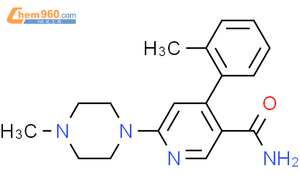 6-（4-甲基哌嗪-1-基）-4-（2-甲基苯基）烟酰胺