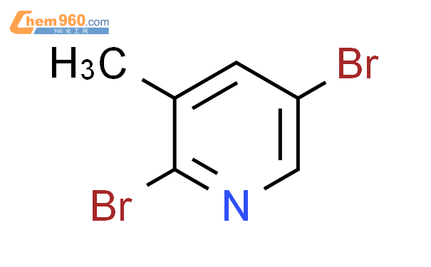 2,5-二溴-3-甲基吡啶结构式图片|3430-18-0结构式图片