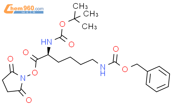 N2-[(叔丁氧基)羰基]-N6-[(苯甲氧基)羰基]-L-赖氨酸2,5-二氧代-1-吡咯烷基酯