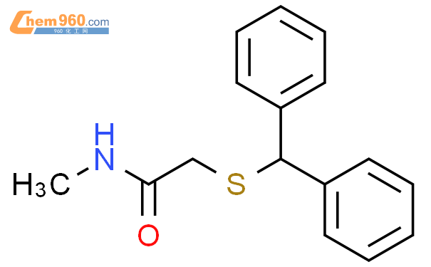 2-benzyhydrylsulfanyl-N-methylacetamide