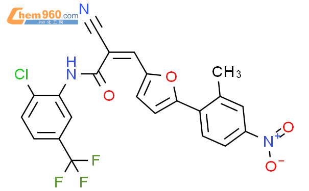 345243 59 6 2E N 2 Chloro 5 Trifluoromethyl Phenyl 2 Cyano 3 5 2 Methyl 4 Nitrop Henyl