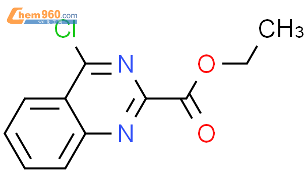 乙基 4-氯喹唑啉-2-甲酸酯结构式图片|34632-69-4结构式图片