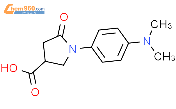 1-(4-二甲基氨基-苯基)-5-氧代-吡咯烷-3-羧酸