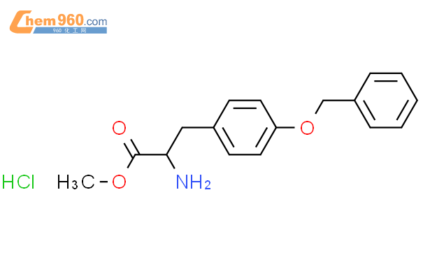 O-苄基-L-酪氨酸甲酯盐酸盐结构式图片|34805-17-9结构式图片