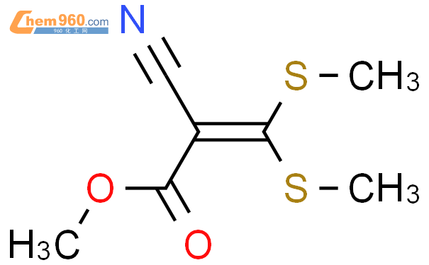 2-Propenoic acid,2-cyano-3,3-bis(methylthio)-, methyl ester