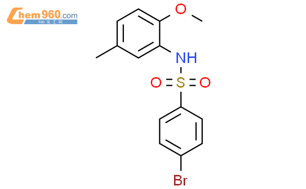 4-溴-N-(2-甲氧基-5-甲基苯基)苯磺酰胺