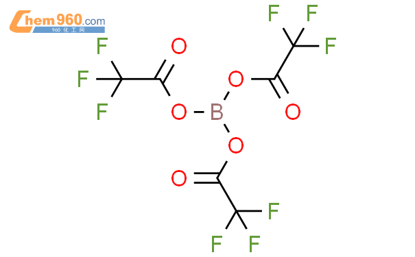 三(三氟乙酸)硼烷结构式图片