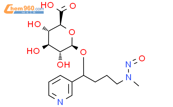 (2S,3S,4S,5R,6S)-3,4,5-Trihydroxy-6-((5-(1-hydroxy-4-(methyl(nitroso)amino)butyl)pyridin-1(2H)-yl)oxy)tetrahydro-2H-pyran-2-carboxylic acid