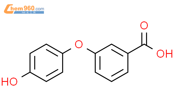 3-(4-羟基)苯氧基苯甲酸结构式图片|35065-12-4结构式图片