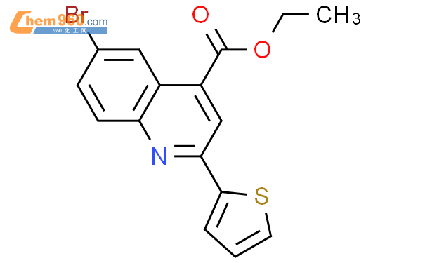 351443 34 0 4 Quinolinecarboxylic Acid 6 Bromo 2 2 Thienyl Ethyl