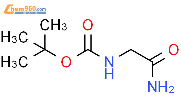Boc-甘氨酰胺结构式图片|35150-09-5结构式图片