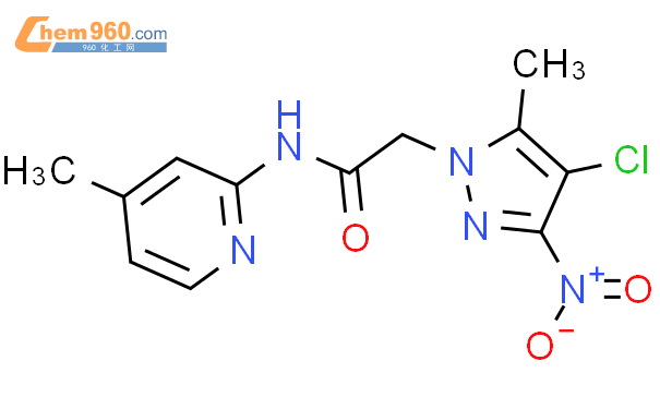 Chloro Methyl Nitro Pyrazol Yl N Methyl Pyridin Yl Acetam Ide